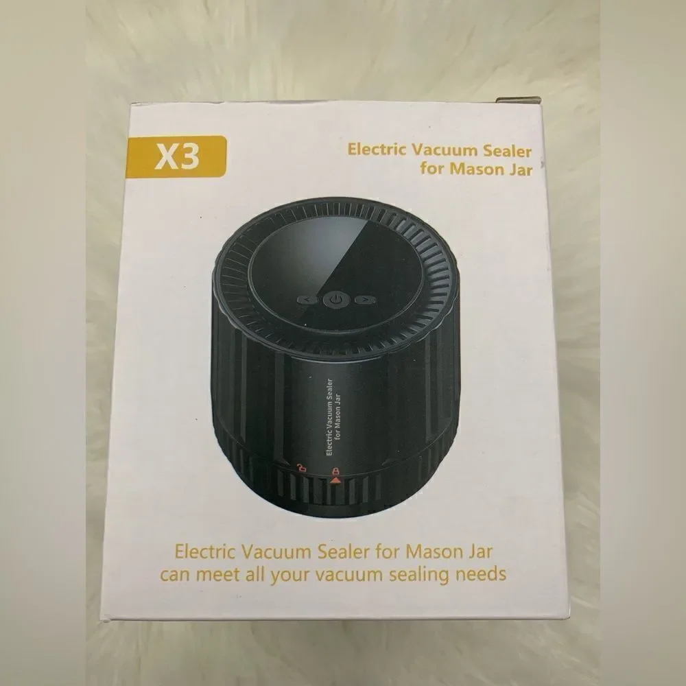 Rechargeable Mason Jar Vacuum Sealer - Electric Vacuum Sealer for Mason …